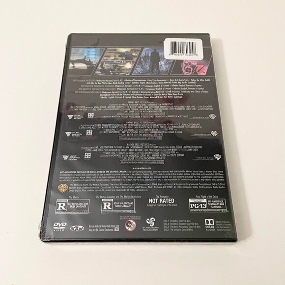 The Matrix 1 2 and 3 Plus The Animatrix 4 Film Collection DVD Movie - Picture 4 of 12